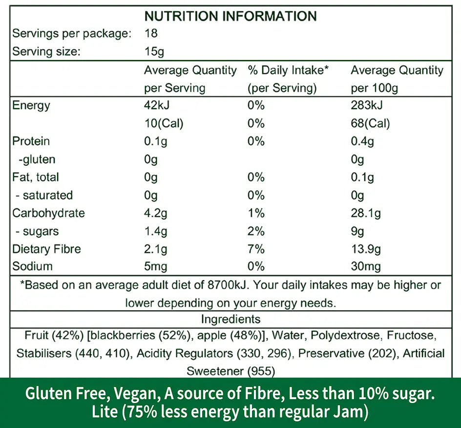 Blackberry & Apple Jam Spread
