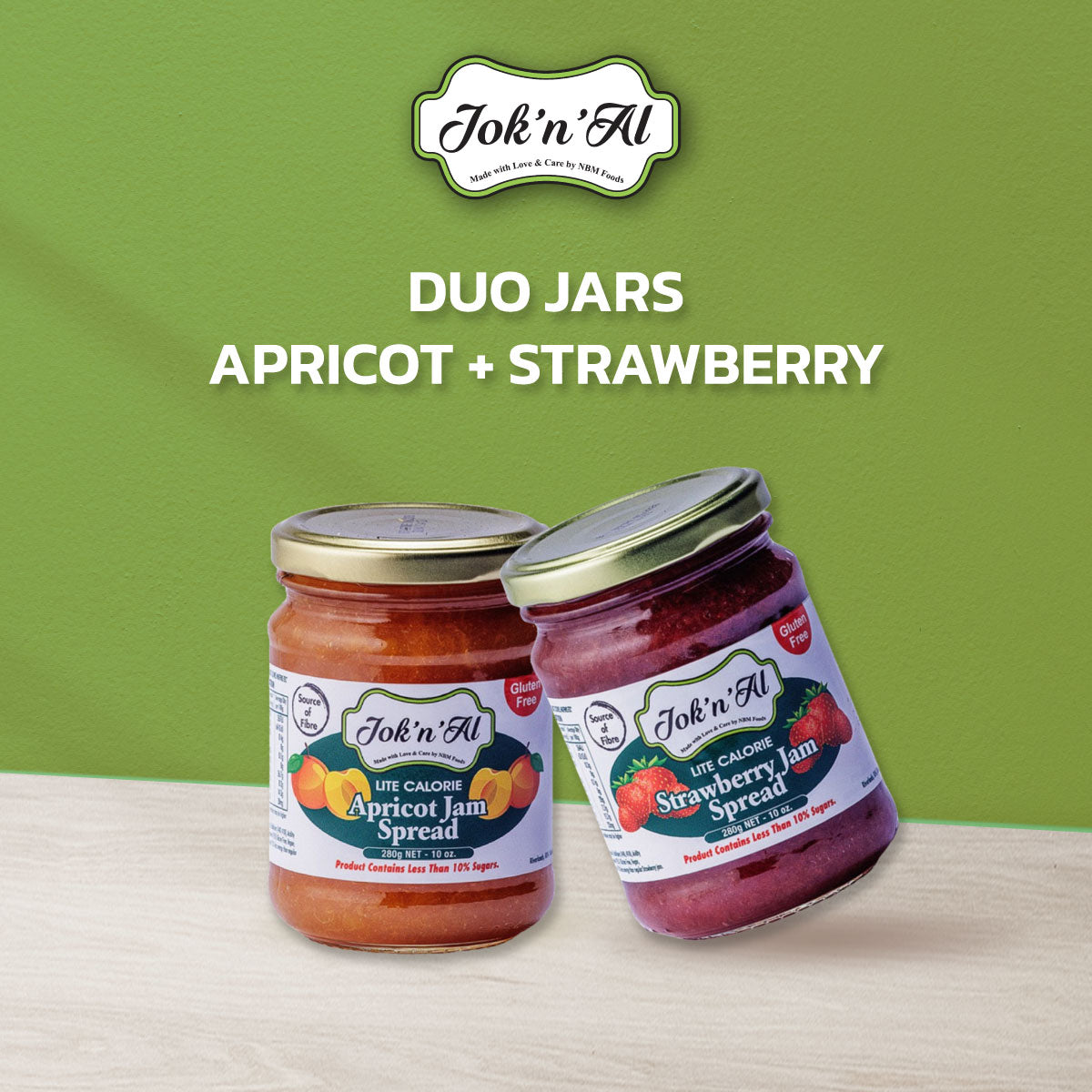 Duo Jars A (Apricot + Strawberry)