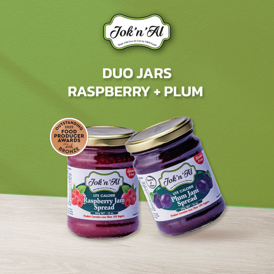 Duo Jars C (Raspberry + Plum)