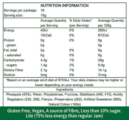 Pineapple Jam Spread